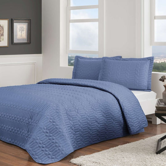 Tac Module Cuvertură Extra-dublu din Poliester Navy Blue 250x260cm