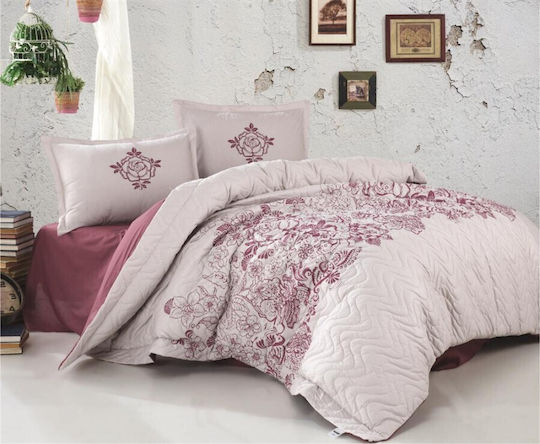Pucioasa Paturi & cuverturi pat Set Super King Dusty Roz 240x260cm 3 bucăți Pucioasa Paturi & cuverturi pat Set Super King Dusty Roz 240x260cm 3 bucăți