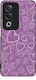 Θήκη Sonique Heart Series Oppo A80 5g Βιολετί