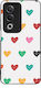 Θήκη Sonique Heart Series Oppo A80 5g Λευκό 02