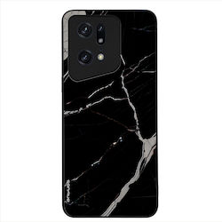 Sonique Marble Serie Hülle für Oppo Find X5 Pro 5G Schwarz