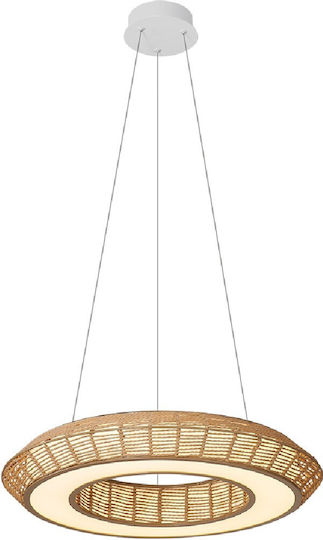 Sun Light Κρεμαστό Φωτιστικό Μπεζ LED 58x120x58εκ.