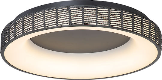 Sun Light Ceiling Mount Light 41cm Black Made of Paper