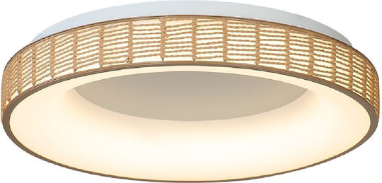 Sun Light Ceiling Mount Light 61cm White Made of Paper FORTE-60-Y