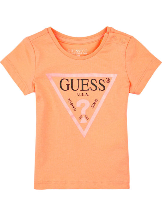 Guess Παιδικό T-shirt Πορτοκαλί