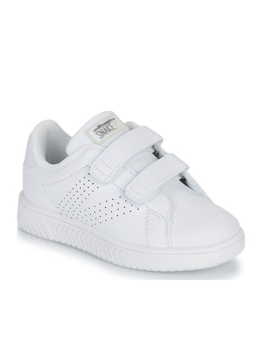 Kinder Sneakers mit Klettverschluss Weiß