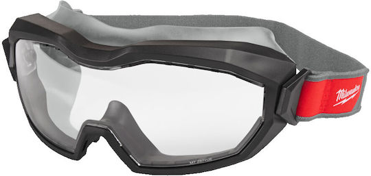 Milwaukee High-Profile Non-Vented Safety Goggles Clear Lens 4932493437