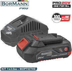 Bormann Pro Σετ Μπαταρίας 20V με Φορτιστή BBP9920 Starter Kit
