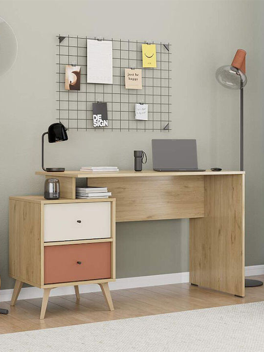 Schreibtisch Terra Holz Florida Oak 129x55x75cm