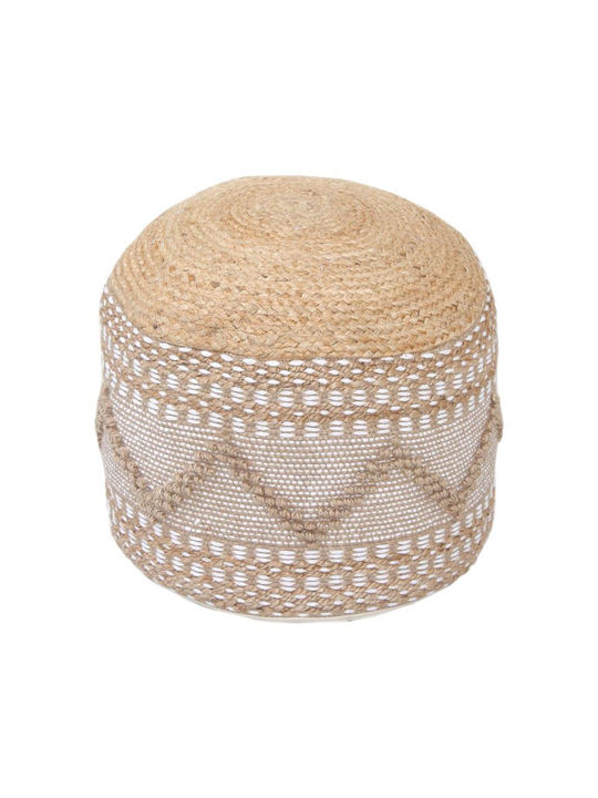 Hocker Für das Wohnzimmer Korbweide Pallo Natural Shade 40x40x30cm