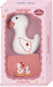 Die Spiegelburg Lätzchen Stoff Pink