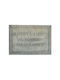 Artekko Decorative Sign Handmade Grey Made of Metal 40x2x30cm