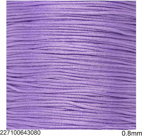 Makramee-Schnur Jade 0,8mm 10 Meter Helllila 10 Meter