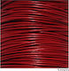 Leather Lace 1mm Red 1 meter