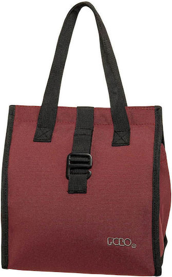 Polo Office Ii School Insulated Food Case 6lt Burgundy 22 x 16 x 25cm