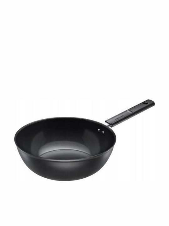 Fiskars Hard Face Wok Aluminum with Non-Stick Interior Coating 28cm