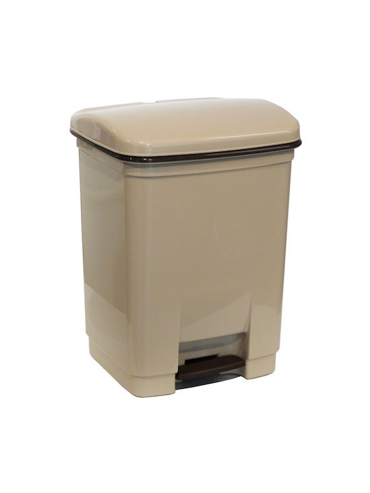Viomes Waste Bin Waste Plastic Orange 28lt 1pcs
