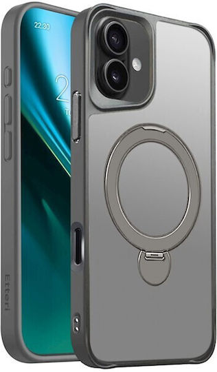 Etteri Back Cover Silicone / Plastic Gray (iPhone 16 Plus)
