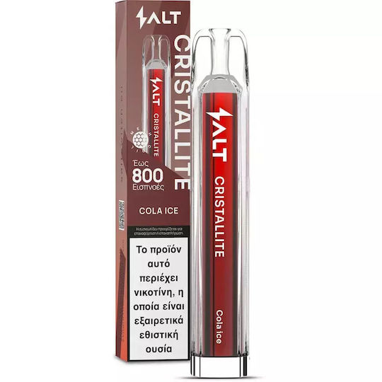 Salt Cristallite Einweg E-Zigarette 800 Züge Cola Ice 2ml 20mg
