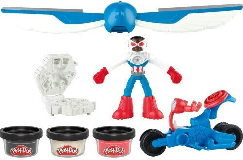 Hasbro Play-Doh Plasticină Set De Joc Captain America Pentru 3+ Ani 3 Buc