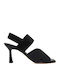 Fabric Sandals Black
