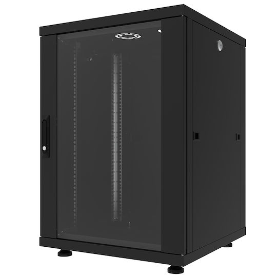Canovate С крака Рак кабинет 22U 60x80см Черен CSN-U-9-2268F