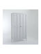 Double Door Wardrobe Eugenie Μ54 100x54x201cm