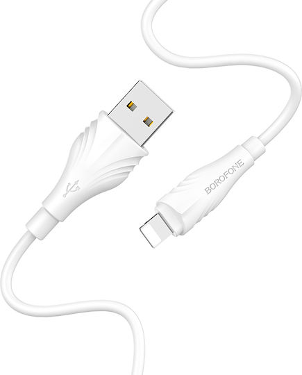 Borofone USB-A to Lightning Cable White 1m (2383)