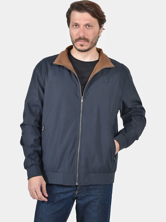 Castor Jacke Navy/beige