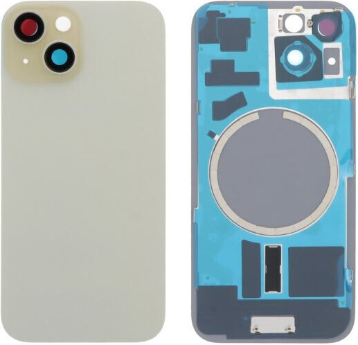 Full Back Cover Magsafe Magnet Πίσω Καπάκι Iphone 15 Yellow