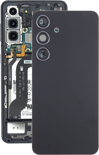 OEM Akkudeckel Kameralinse Abdeckung Samsung Galaxy S24 SM-S921B Schwarz