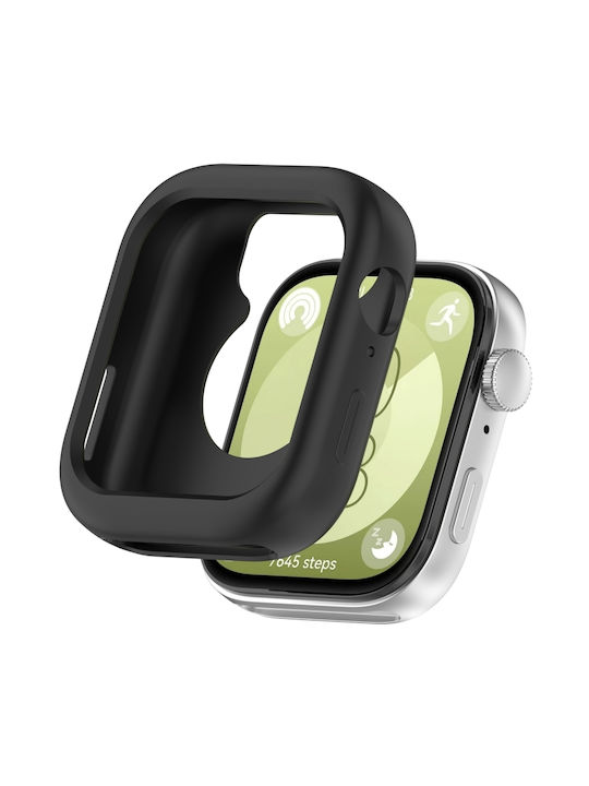Huawei Watch Silicone Case in Black color for Galaxy Fit3