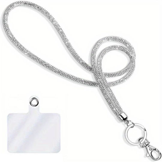 Universal Nackenriemen für Handys Silber