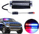 ACP Auto-Leuchtturm LED 12V 27cm mit Rot / Blau Beleuchtung
