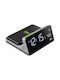 Braun Tabletop Digital Clock with Alarm & Wireless Charging mid-42812