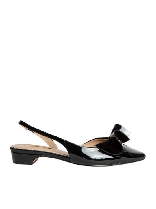 Corina Black Patent Leather Heels