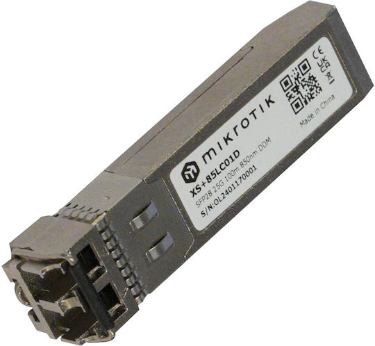 Mikrotik Xs+85lc01d A Cost-effective Sfp/sfp+ 25g Sfp28 Multimode Module Up To 100m