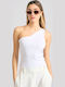 Off Shoulder Μονόχρωμο Κορμάκι