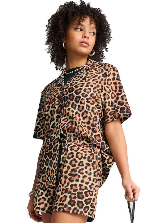 PUMA Bluze Damă Tricou Animal Print Leopard 632340-87 | Skroutz