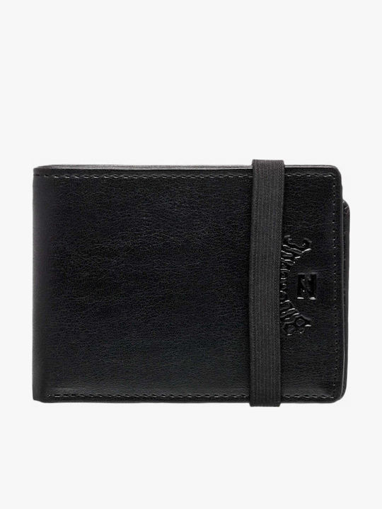 Locked Slim Ανδρικό Πορτοφόλι με RFID Μαύρο