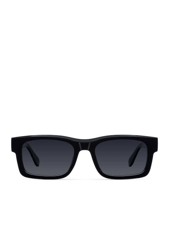 Meller Herren Sonnenbrille mit Schwarz Kunststoff Gestell und Schwarz Polarisiert Linse RUD-TUTCAR