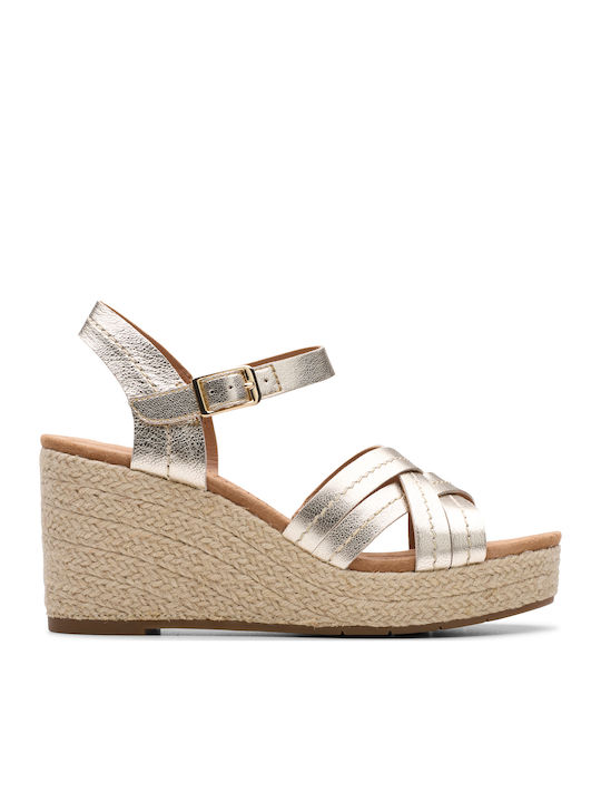Strap Platforme Dama Aurii