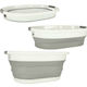 Pliere Lavoar Dreptunghiular 54x39x24cm. Silicon Capacitate 25lt Alb
