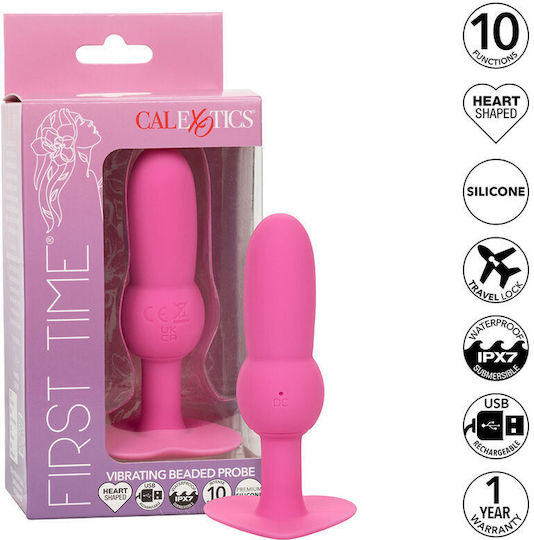 Calexotics First Time Πρωκτική Σφήνα με Δόνηση Ροζ