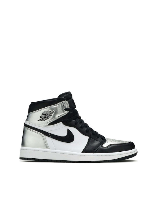 Air  1 Retro High Og Stiefel Silber Toe