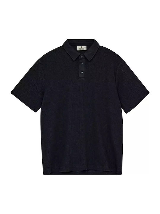 Akkikki Polo Herrenbluse Kurzarm Sky Captain