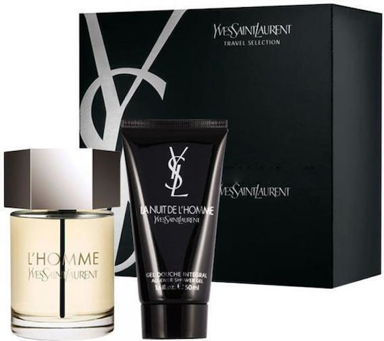 Ysl L'homme Men's Fragrance Set with Eau de Toilette