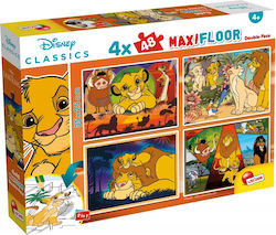 Lisciani Disney Puzzle Maxifloor 4 X 48 Regele Leu