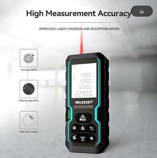 Mileseey Laser Distance Meter X6 with Range up to 400m