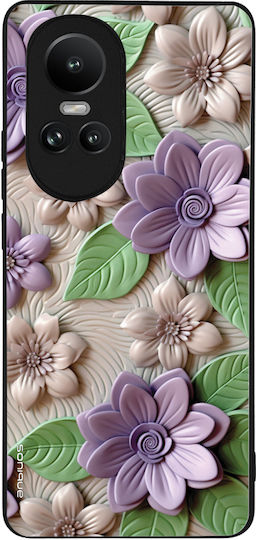 Θήκη Sonique 3d Flower Series Oppo Reno10 5g Βιολετί